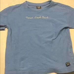 Essentials Light Blue Kids Tee with Embroidery